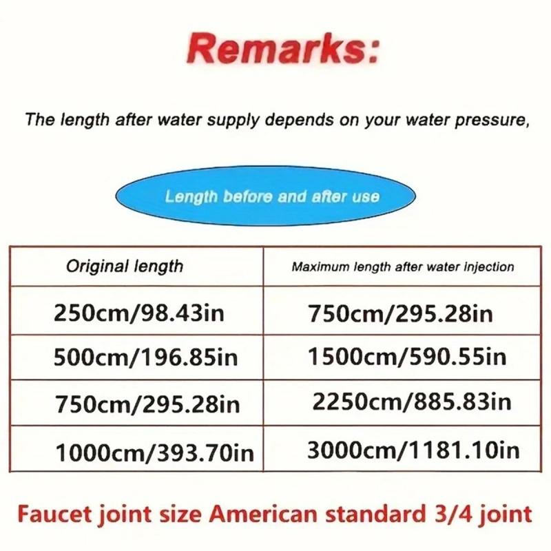 New Flexible Retractable Irrigation Hose - Magic Garden Hose with Spray Gun - High Pressure - Car Cleaning Tool - Plant Watering System with Adjustable Control Valve - Watering Nozzle - Gardening and Lawn Supplies