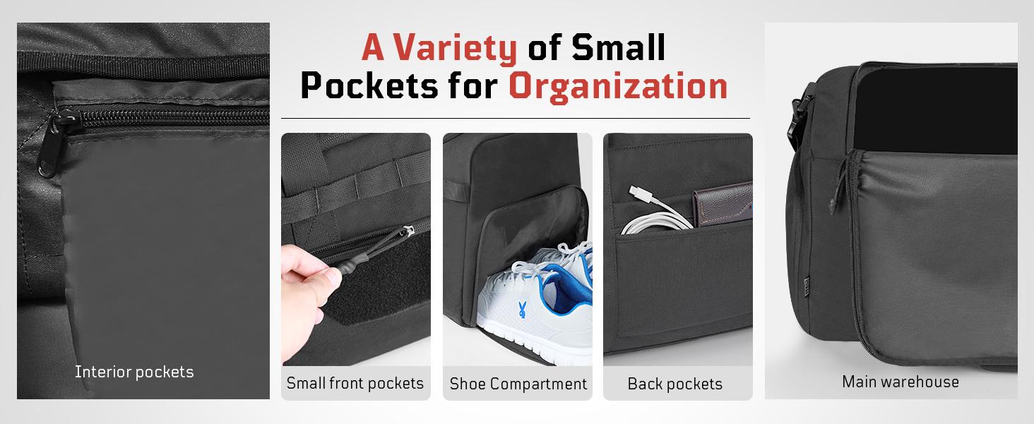 Duffle Bag | Shoe Compartment | Men's Gym Bag | Women's Weekend Luggage Handbag | Perfect for Travel, Sports & Yoga - TikTokShopBacktoSchool