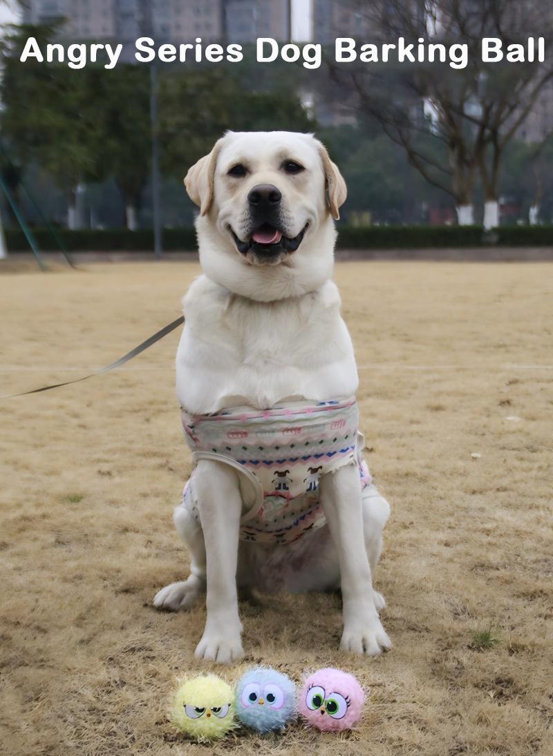 Indestructible Squeaky Dog Ball, Relieves Anxiety, Cleans Teeth, Interactive Chew Toy for Aggressive Chewers, Dog Toy for Large Medium Small Dog and Puppies, Outdoor Waterproof