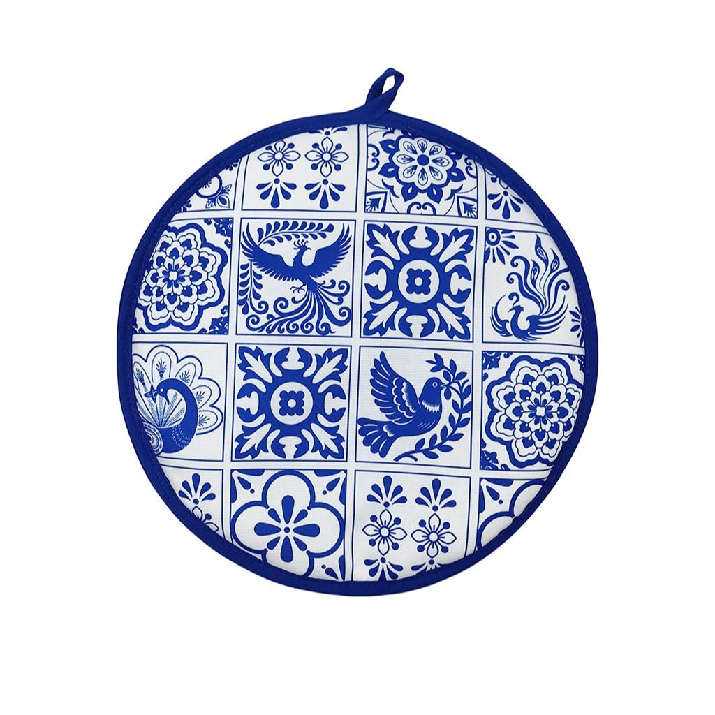 1pcs Mexican Thickened Corn Tortilla Insulated Bag, Pure Cotton Round Bread Carrier, Home Use Takeout Bag, Cross-Border Food Storage