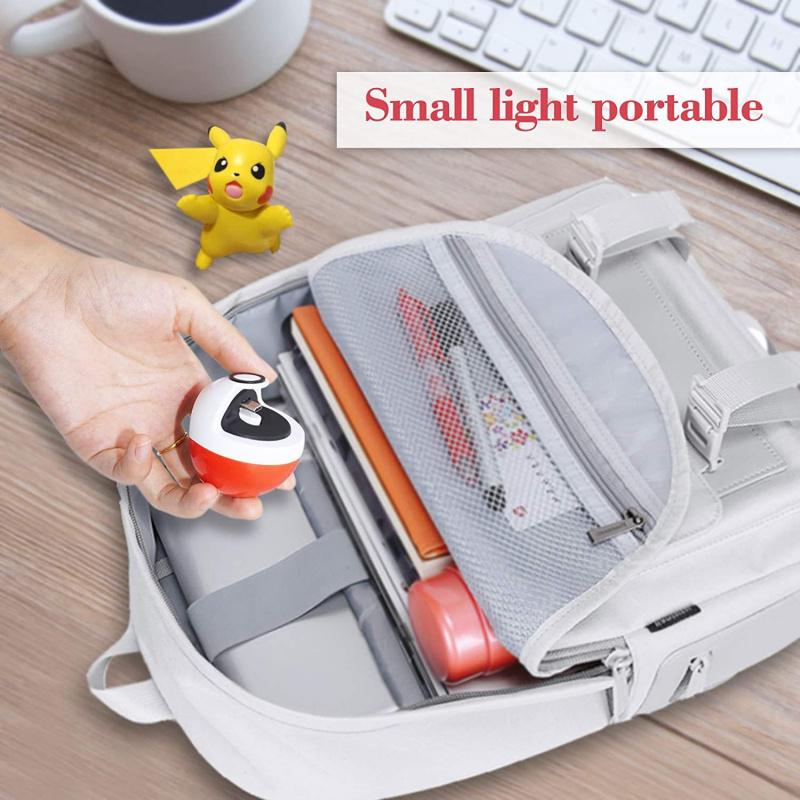 Tiny Compact Charging Stand Compatible with Nintendo Switch/Switch Lite/Switch OLED, Portable Cute Switch Dock Station Console Accessory with USB-C Port for Switch Games, No Projection, Red&White