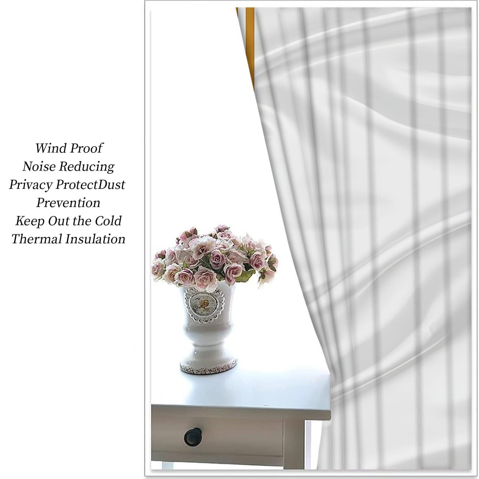 Real Madrid Themed Curtain Set, 2-Piece Set, Suitable For Living Room, Balcony, And Bedroom Windows, Perfect Home Seasonal And Festive Room Decoration