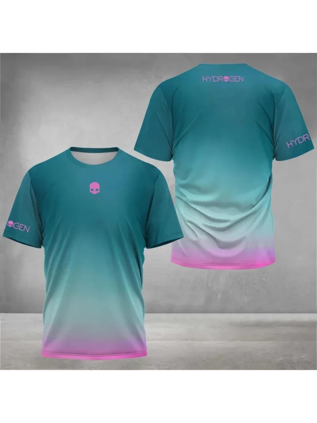 High-quality printed T-shirts for men and women, quick-dry summer badminton T-shirts
