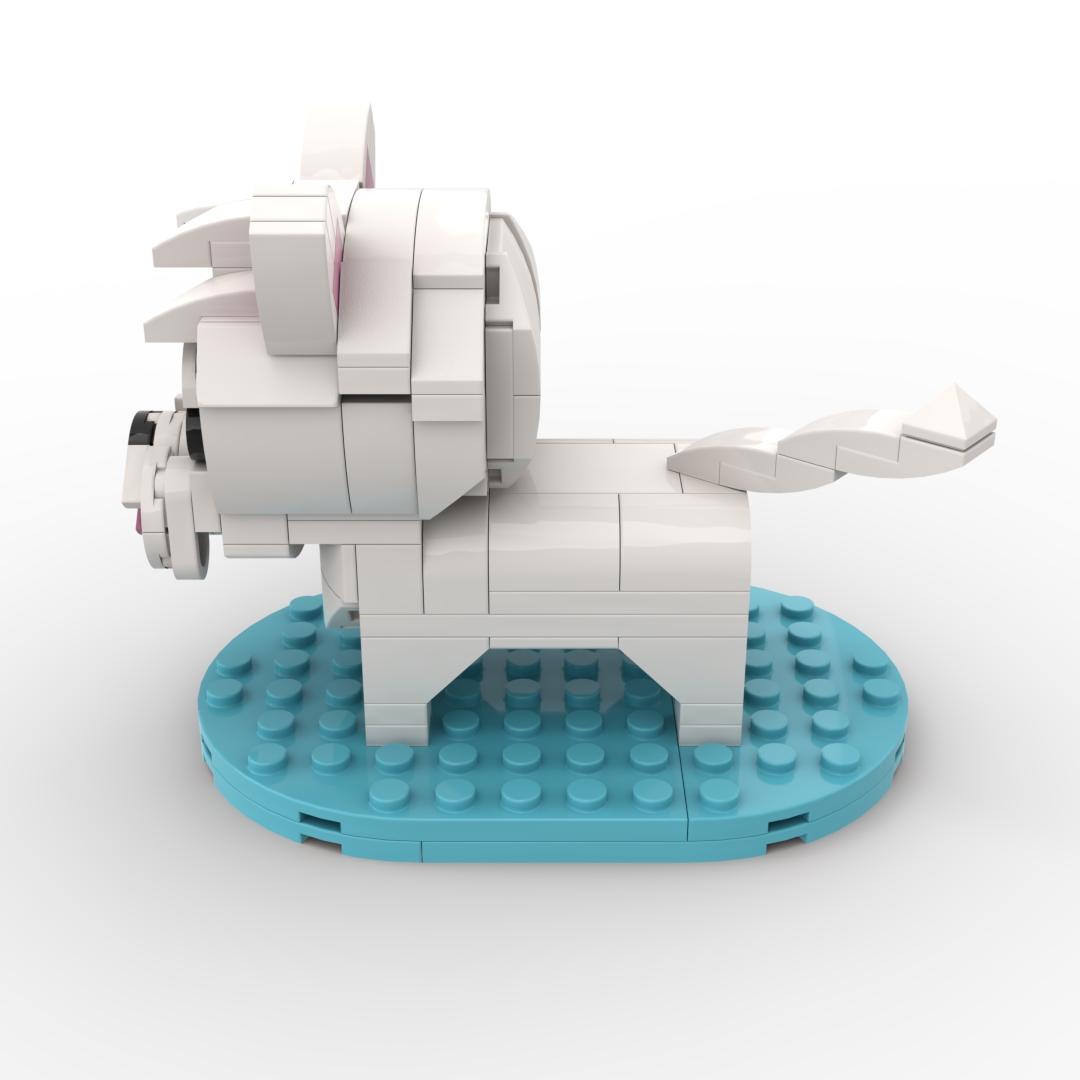 145PCS Exquisite Animal Building Blocks Set, DIY Building Brick Toy, ABS Plastic Material, Animal Model with Sturdy Base, Includes Printed and Electronic Instructions, Desk Display Collectible Ornament, Home Bedroom Office Decoration, Birthday Gift