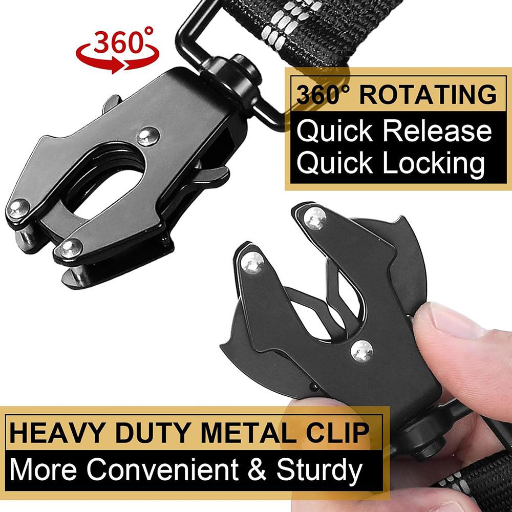 Pet Frog Buckle Leash for Medium to Large Dogs, Tactical Safety Harness, Adjustable Dog Rope, Anti-Pull Dog Chain, Cross-Border Use, Adjustable Length, No Pull Harness