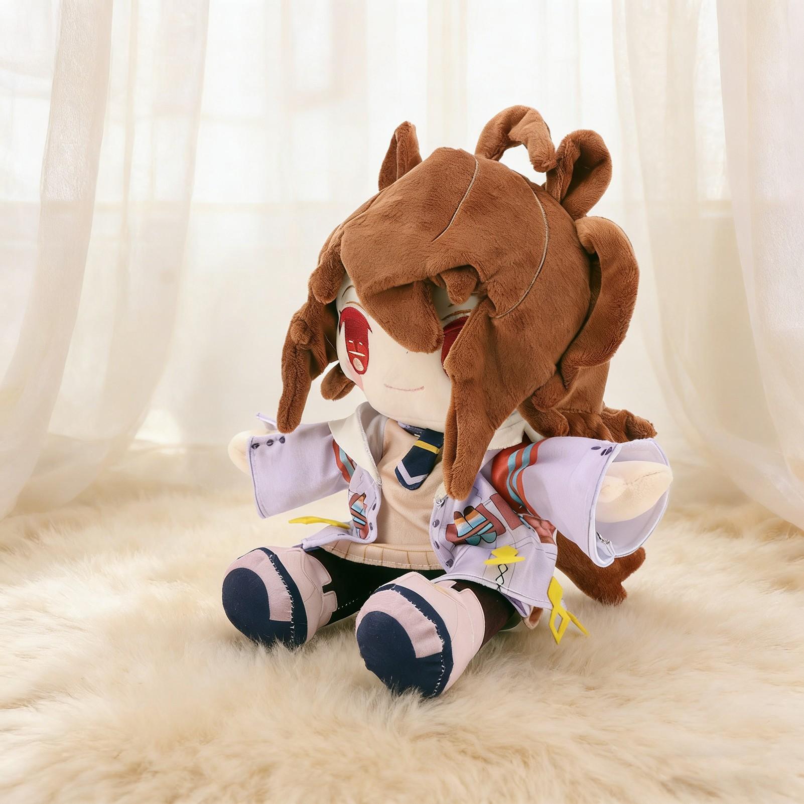 Uma Musume: Pretty Derby Agnes Tachyon Anime Plush Toy Soft Stuffed Animal | Adorable Q-Version Sitting Doll Capturing Youthful Energy | A Must-Have Collectible For Umamusume Fans | The Perfect Holiday And Birthday Gift For Fans, Girlfriends, Or Children