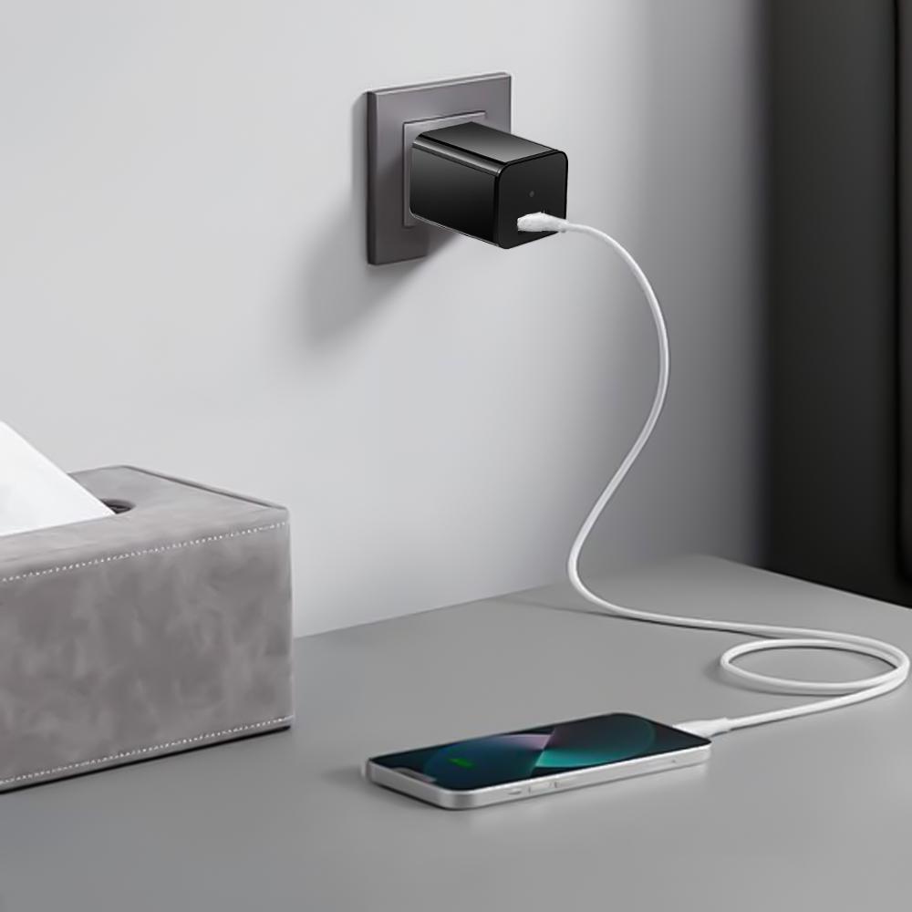 Smart Charger Mini Security Video Camera Built in 32GB Micro SD Card Suitable Home Indoor Security Small Camera Charger