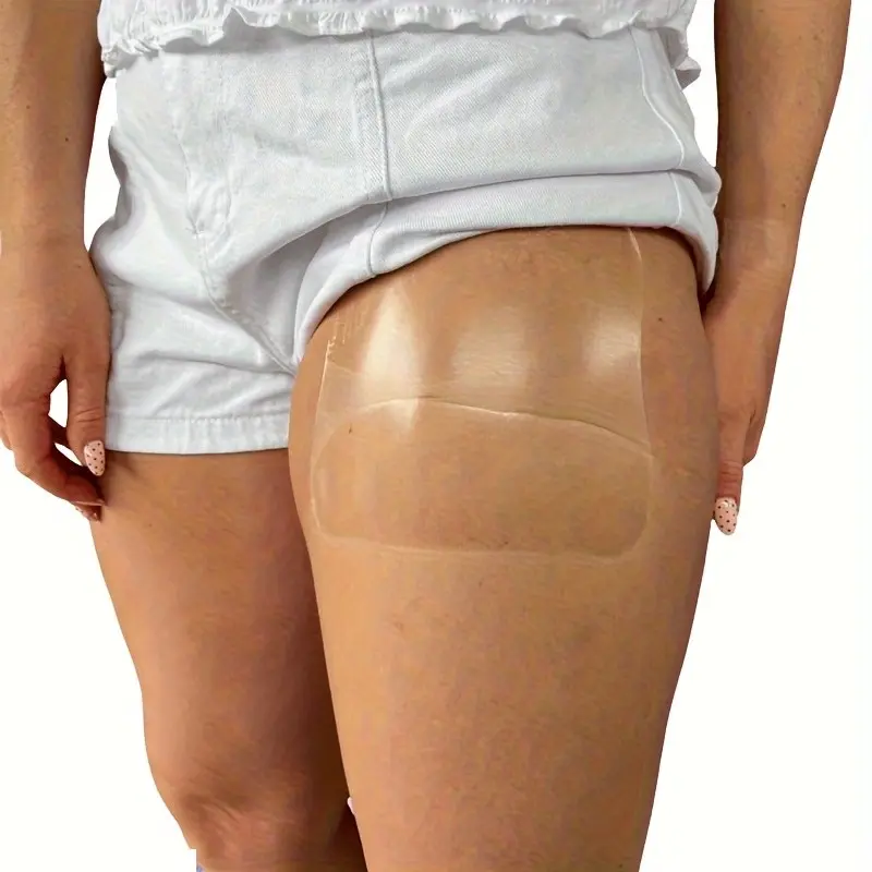 4PCS Invisible Body Adhesive Patches, Ultra-Thin Waterproof Clear Body Tape, Invisible Sticker for Legs Arms, Fashion Outfit Auxiliary Sticker