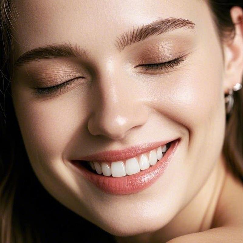 Comfortable Soft False Teeth Set, Upper and Lower Dental Appliances, Easy to Wear, Includes Storage Box, Enhances Confident Smile