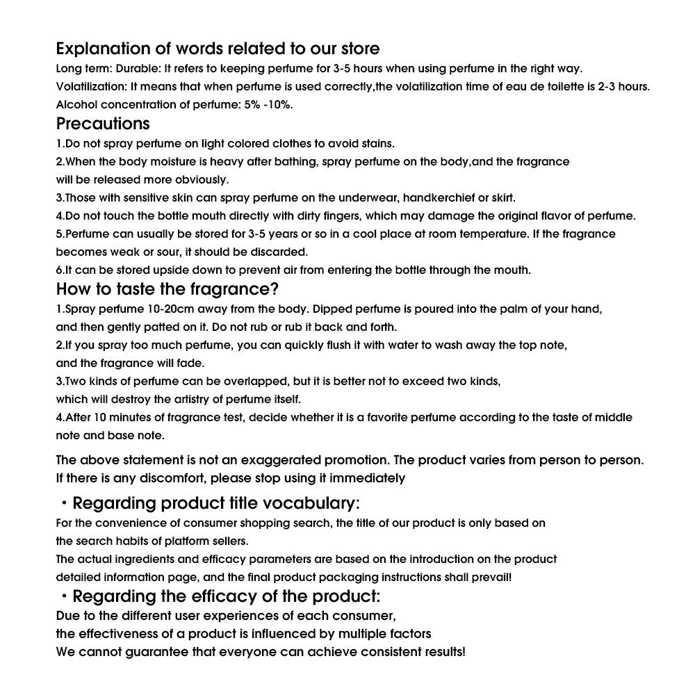 50ml Women's Perfume, Long Lasting Elegant Light Fragrance for Women, Daily Use Fragrance for Party, Daily Clothing Decor, Birthday Gift