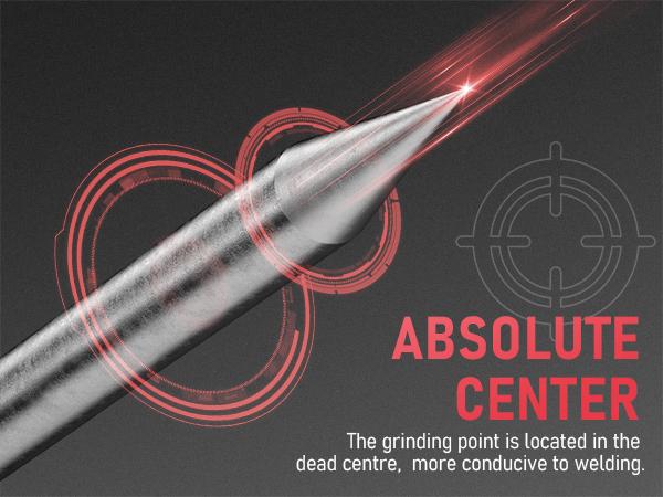 YESWELDER Pre-Sharpened TIG Welding Tungsten Electrode | 2% Thoriated 1/8" 1/16" 3/32" x 7" (Red, WT20/EWTh-2) 10-pk YESWELDER Pre-Sharpened TIG Welding Tungsten Electrode | 2% Thoriated 1/8" 1/16" 3/32" x 7" (Red, WT20/EWTh-2) 10-pk