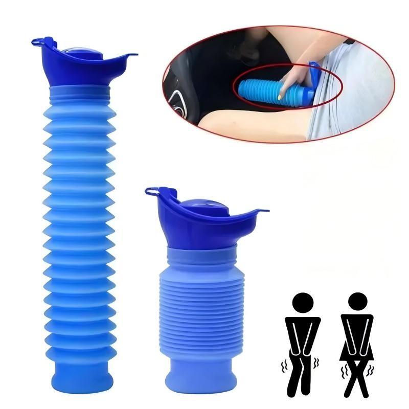 Portable Urinal Set for Cars, Outdoor Standing Urine Bucket, Emergency Travel Reusable Camping Toilet, Leak-Proof Design