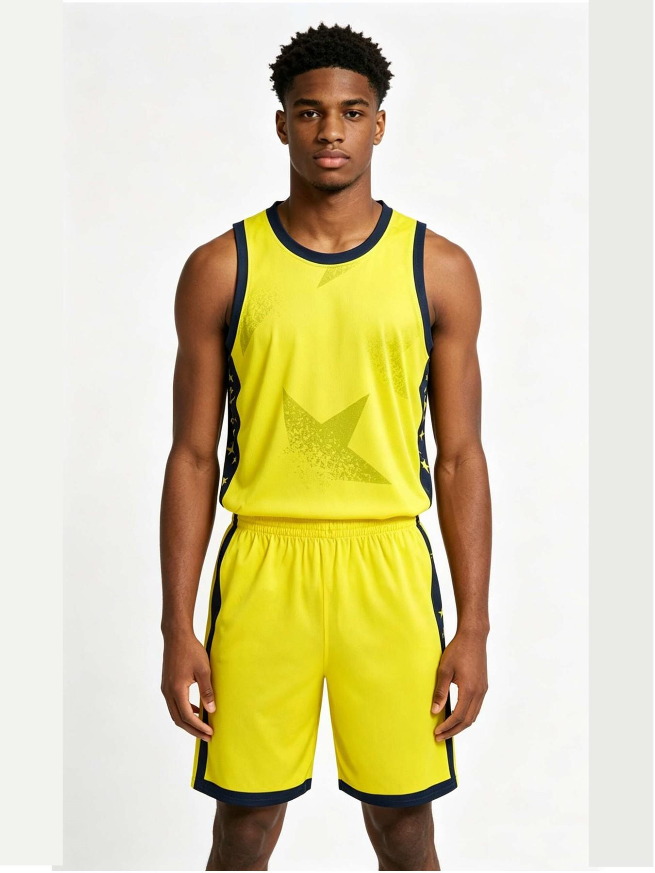 26/27 New Season Basketball Set, American Style Men's Adult Basketball, Loose-Fit Breathable Casual Training Gear