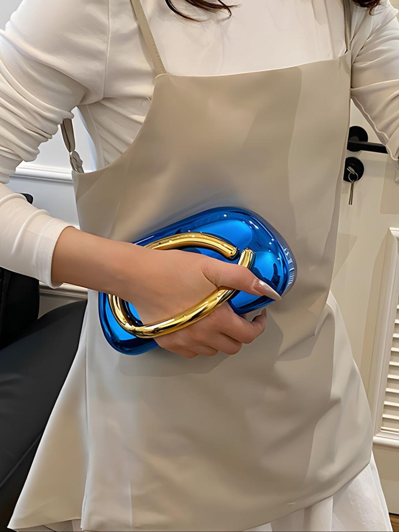 Women's Elegant Chain Strap Evening Bag, ExquisiteTrendy Clutch Bag, Fashionable Bag for Party Decoration，Christmas Gift, Valentine's Day Gift, Ideal Gift, Elegant Purse