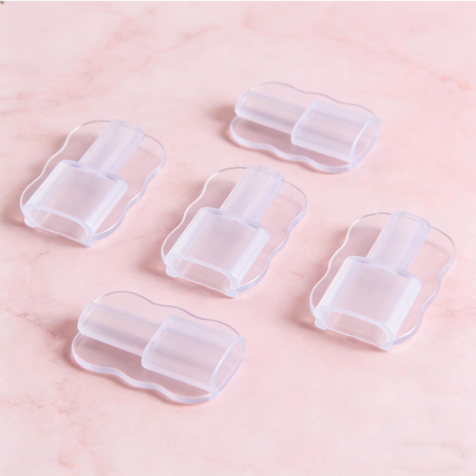 5Pack Cable Protector, Charging Cable Anti-Breaking Clips, USB Data Cable Case, Transparent Line Protector for Lightning, Typc-C, Micro USB Cables, Smartphone Protection Accessories