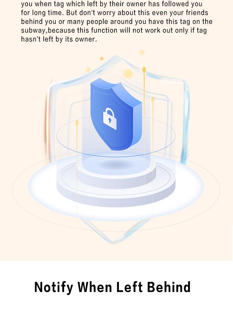 Smart tag air tracker, anti-loss smart location finder. Suitable for iOS systems to locate central devices and products. Useful for luggage, wallets, keys, privacy protection, and holiday gifts.