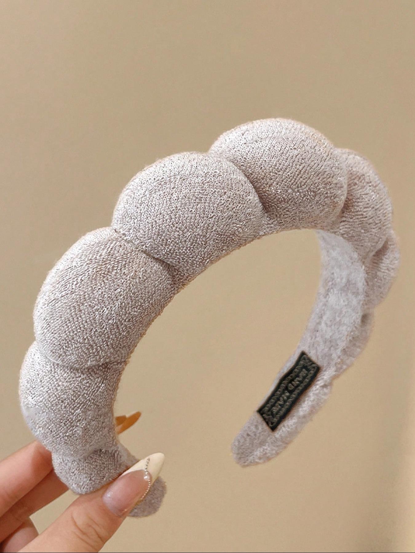 Cloud Shaped Sponge Puffy Headband, Fashion Hair Accessories for Women & Girls, Minimalist Headwear Suitable for Thick Hair