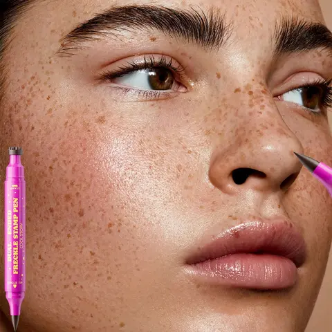 Waterproof Natural Freckle Pen, Long-Lasting No-Smudge Matte Formula, Fine-Tip Easy-Application Design for Realistic Freckles Makeup, Perfect for Daily Wear, Vibrant Looks