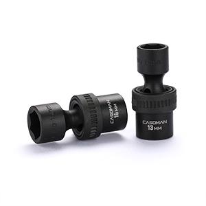 CASOMAN 15 PCS 3/8" Drive Standard Universal Impact Socket Set, 6-Point, Metric, 8mm - 22mm, #TikTokShopBlackFriday