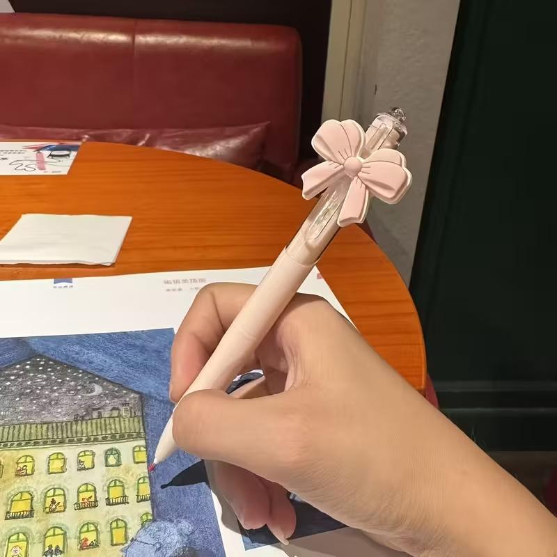 10pcs Bowknot Party Ballpoint Pens, Cute Design, Stylish Retractable Pens, Ideal for Party Favors and Gift Bags