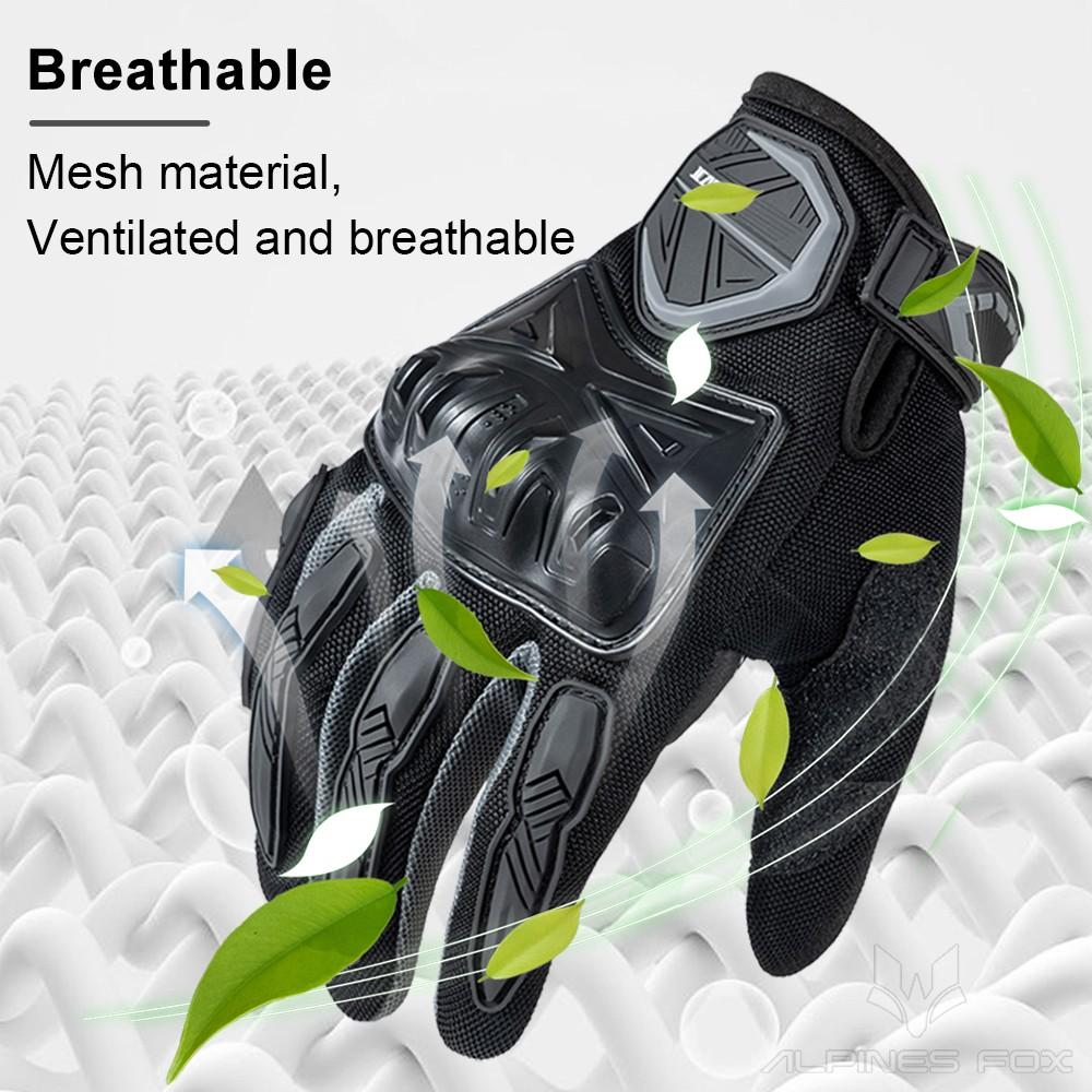 New Summer Breathable Motorcycle Gloves Touchscreen Anti-Slip, PVC Shell Drop-Resistant Outdoor Riding Gloves for Men and Women
