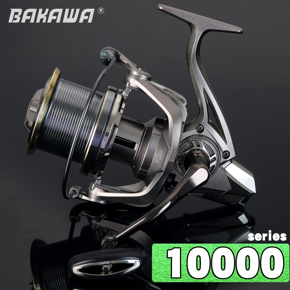Bakawa Large Spinning Fishing Reel 4.8:1 Ratio, Freshwater Saltwater Fishing Gear, 10000-14000 Series, Max Drag 66lb, Surf Fishing Reel