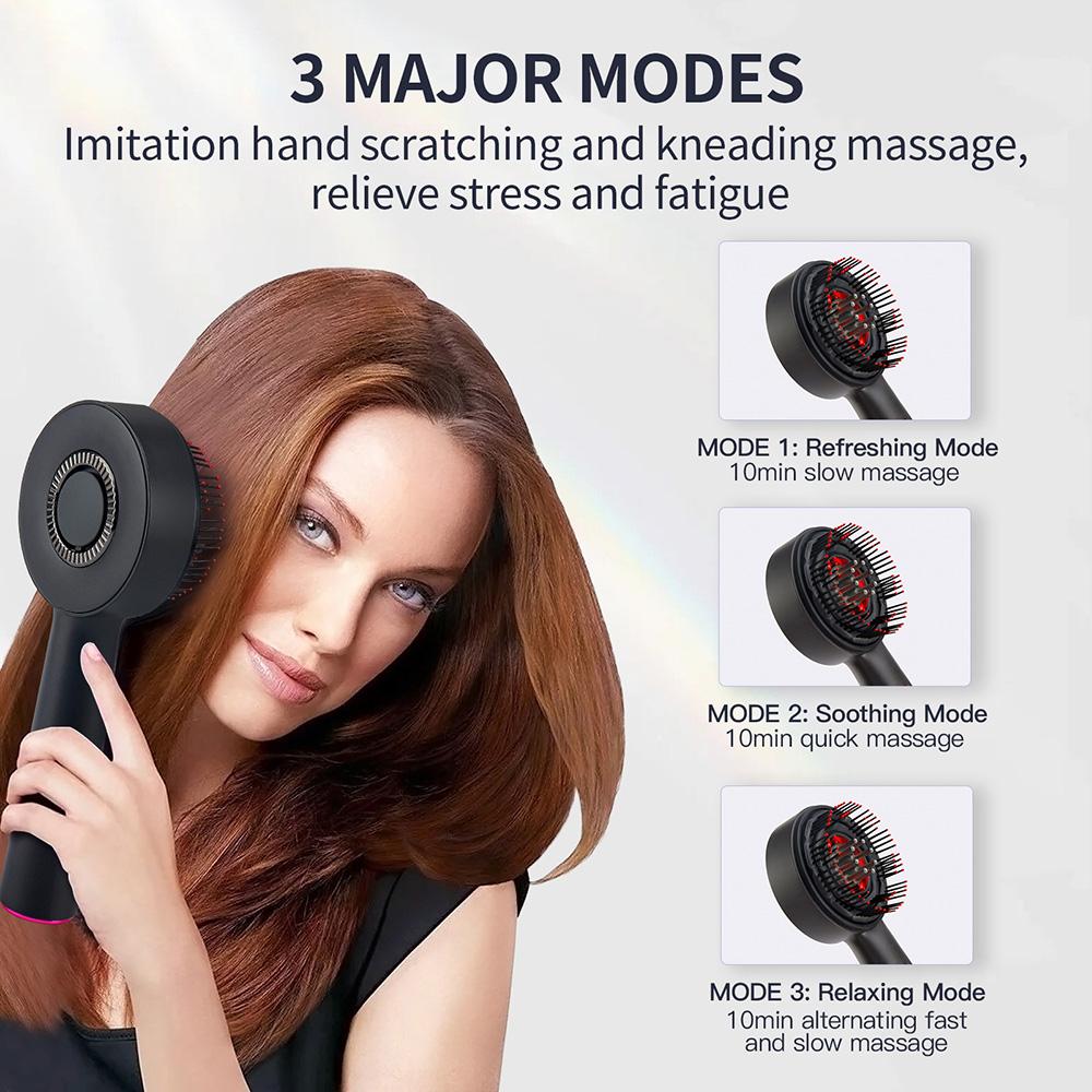 Electric Scalp Massager(with Gift Box), Handheld Hair Scalp Massager, Hair Scalp Massaging Comb, 3 Modes, Scalp Scrubber, Hair Massage Tool, Scalp Stimulator for Home & Travel Electric Scalp Massager(with Gift Box), Handheld Hair Scalp Massager, Hair Scalp Massaging Comb, 3 Modes, Scalp Scrubber, Hair Massage Tool, Scalp Stimulator for Home & Travel