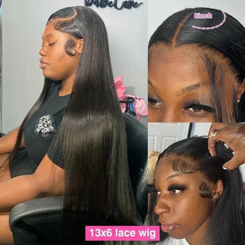 Bling Hair Full Brazilian 13x6 Hd Lace Frontal Real Hair Wig For Women 30 Inch Bone Straight Cheap Wigs On Sale Clearance
