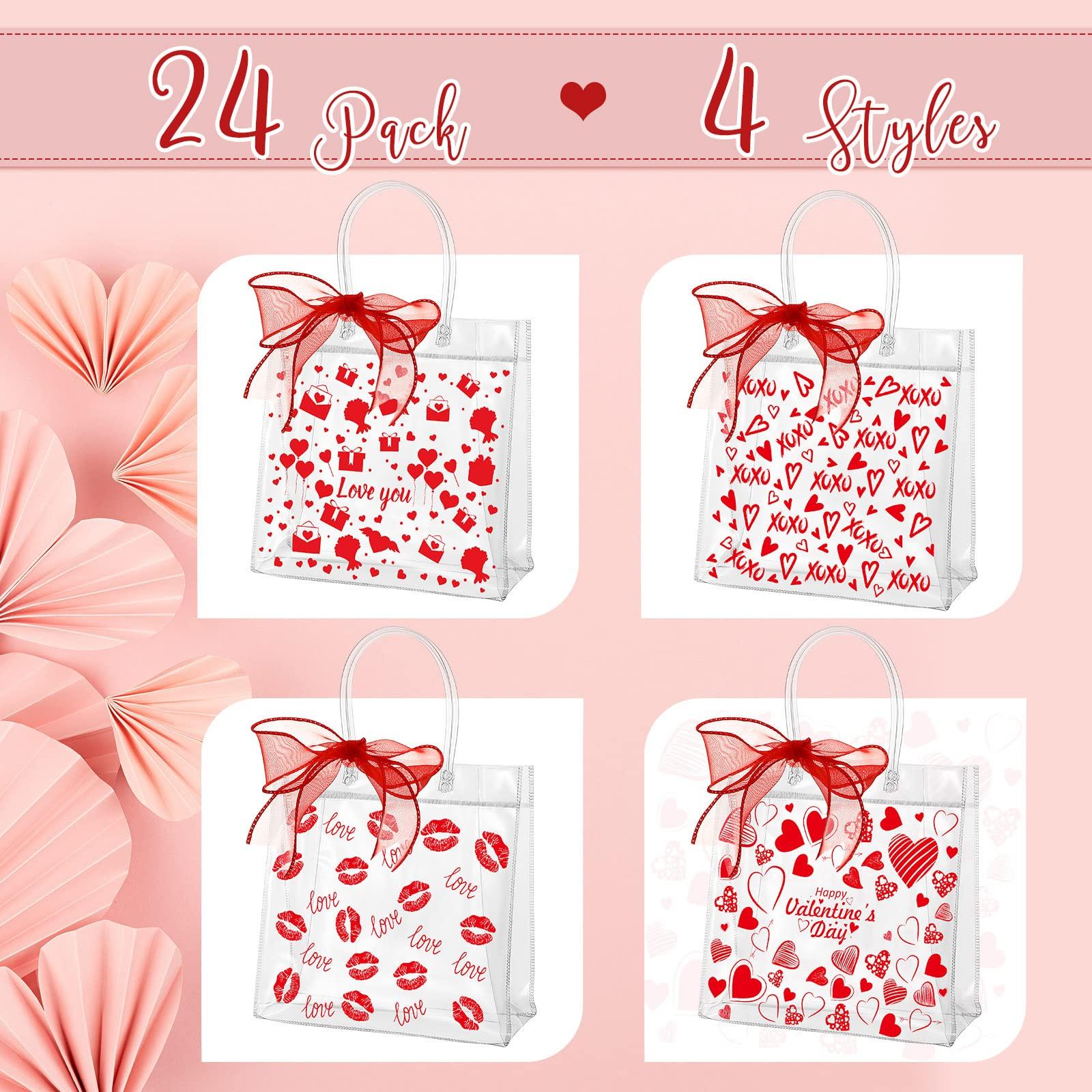 20/24 Pcs Mini Valentine Clear Goodie Bags Heart PVC Gift Bags with Handle Heart Love Dog Paw Pattern Tote Bag Reusable Plastic Wrapping Bags Transparent Bag for Daily Use Puppy Pet Treat Party Birthday Galentine Wedding Party,7.87 x 7.87 x 3.15 inche 20/24 Pcs Mini Valentine Clear Goodie Bags Heart PVC Gift Bags with Handle Heart Love Dog Paw Pattern Tote Bag Reusable Plastic Wrapping Bags Transparent Bag for Daily Use Puppy Pet Treat Party Birthday Galentine Wedding Party,7.87 x 7.87 x 3.15 inche