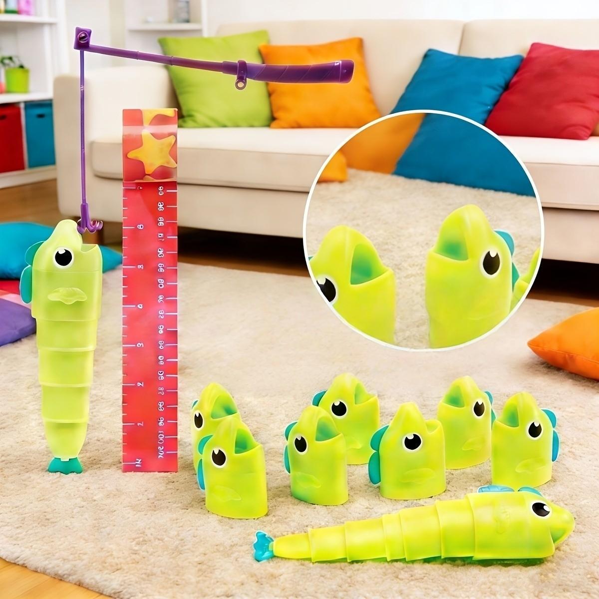 Educational Insights Reel Big Catch Fishing Game - Math Counting & Measurement STEM Toy| Fun Family Party Game| Competitive Betting Game for Friends & Couples| Catch the Longest Fish Challenge, Ages 3-99+