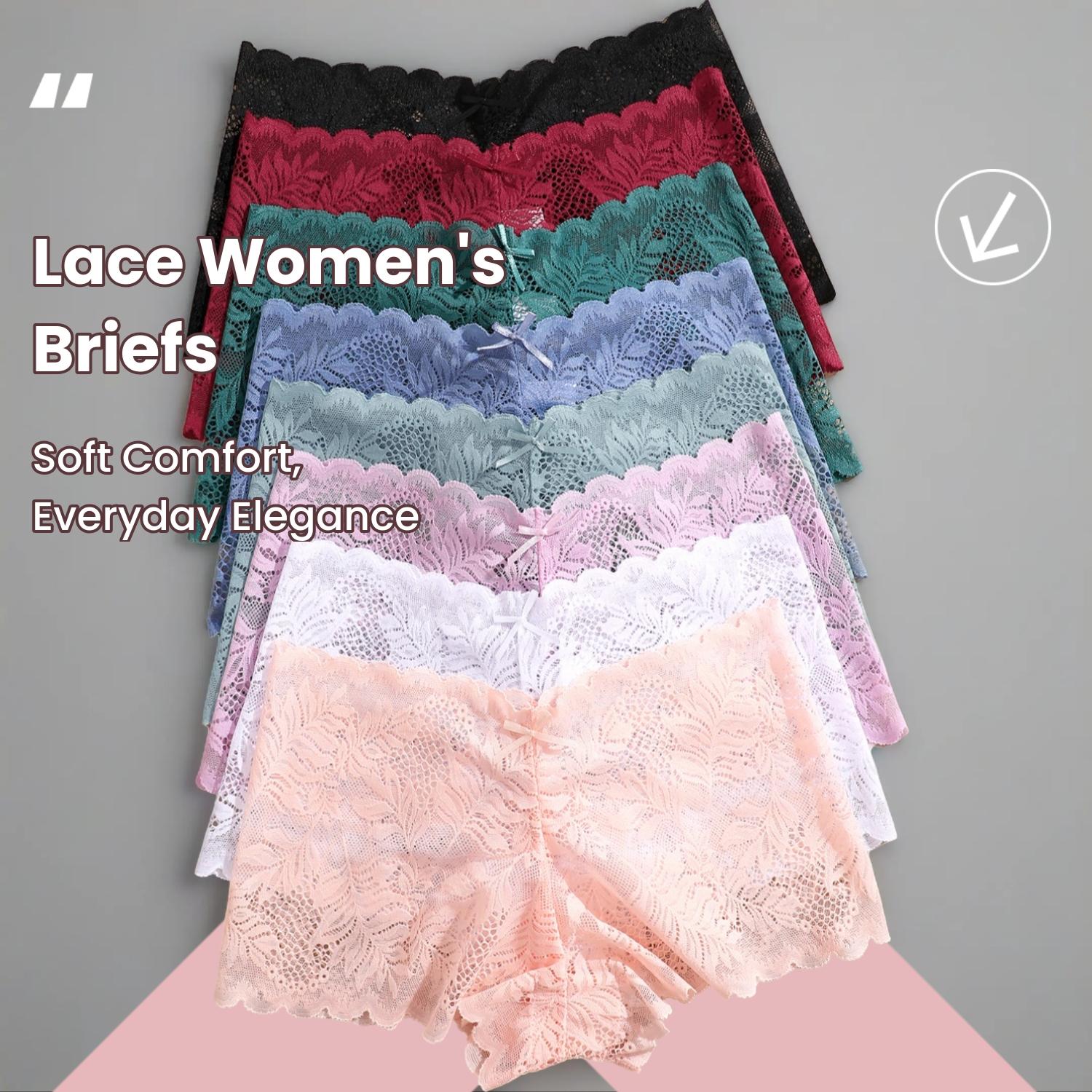 🔥8 Pack Lace Boyshorts Set - Comfy, Sexy & Trendy Underwear | TikTok Viral Must-Have