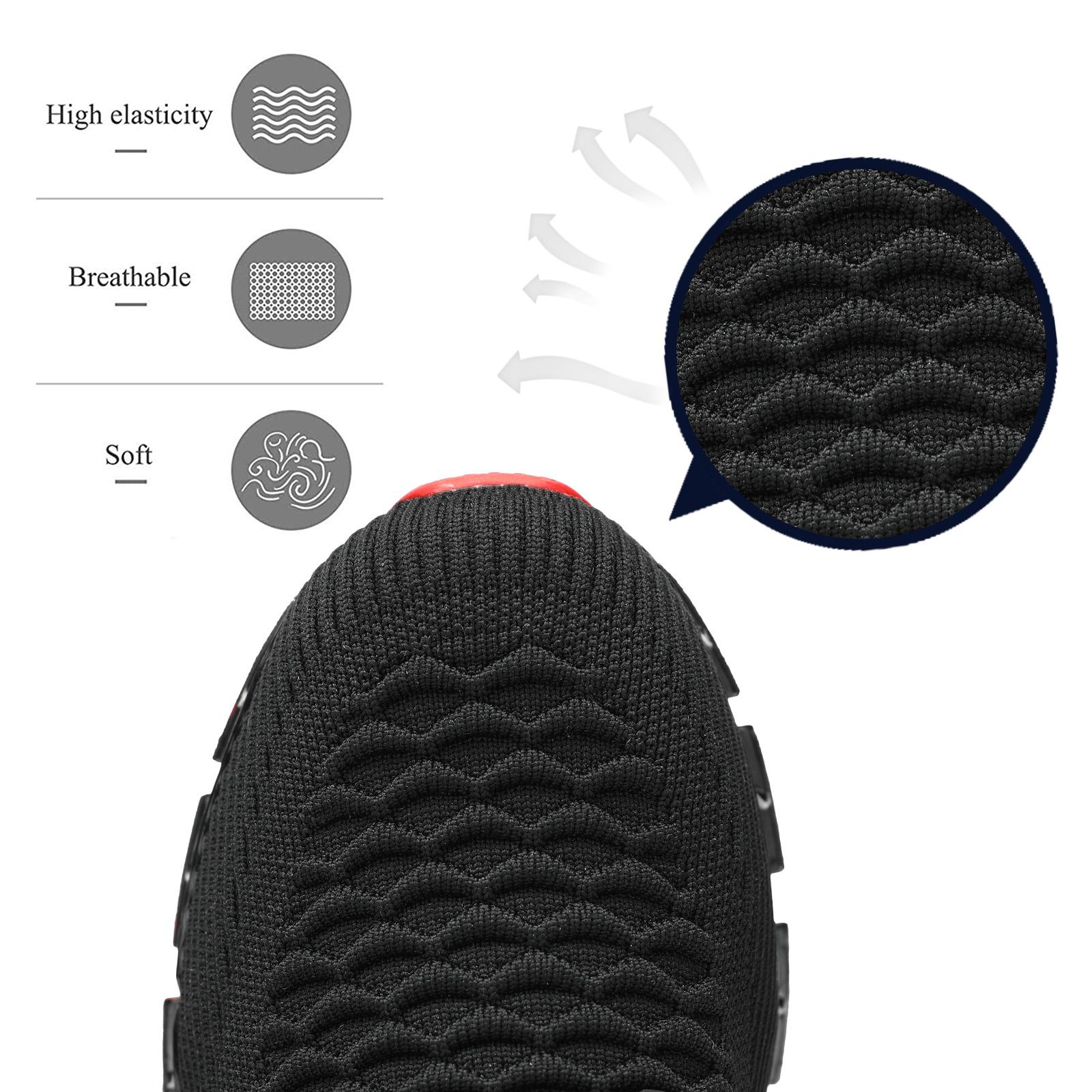 Men's Slip on Walking Running Shoes Blade Tennis Casual Fashion Sneakers Comfort Non Slip Work Sport Athletic Trainer