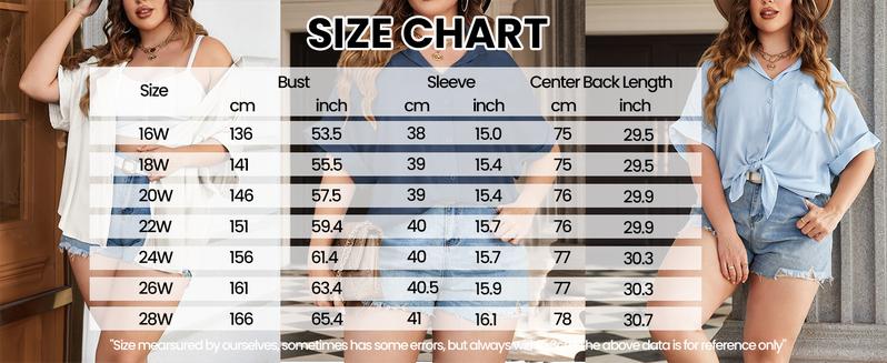 Plus Size V-Neck Casual Blouse – Short Sleeve Button Down Shirt for Women | US 2025 Deals for You Days Plus Size V-Neck Casual Blouse – Short Sleeve Button Down Shirt for Women | US 2025 Deals for You Days