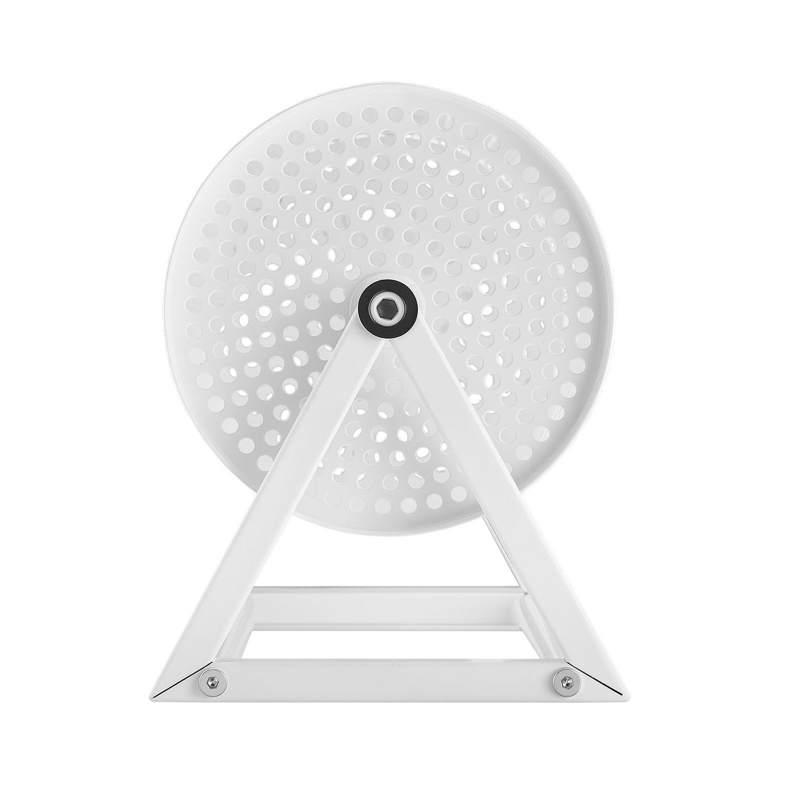 VEVOR Raffle Ticket Spinner, 11.6" x 6.6" Holds 2500 Tickets or 100 Ping Pong Balls, Raffle Drum Lottery Spinning Cage with Reinforced Handle, Stable Triangular Stand, for Events and Gatherings, Whit
