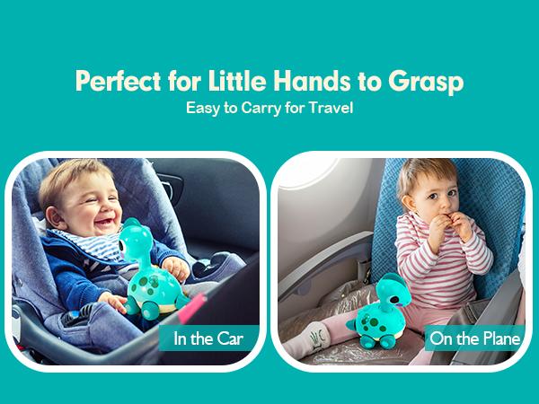 Crawling Dinosaur Toy Touch & Go Musical Light Infant Dino Crawling Toys Baby Toys 6-12 Months Tummy Time Toy 0-6 Month for 1 Year Old Boy Girl Brithday Gift