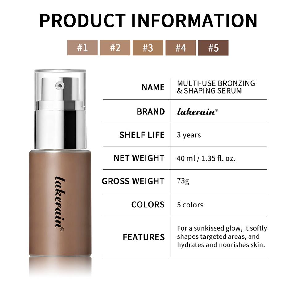 Available in 4 shades, all-in-one contouring and highlighting, liquid contouring, natural contouring, long-lasting contouring, with applicator brush, bronze contouring, dual-ended contouring