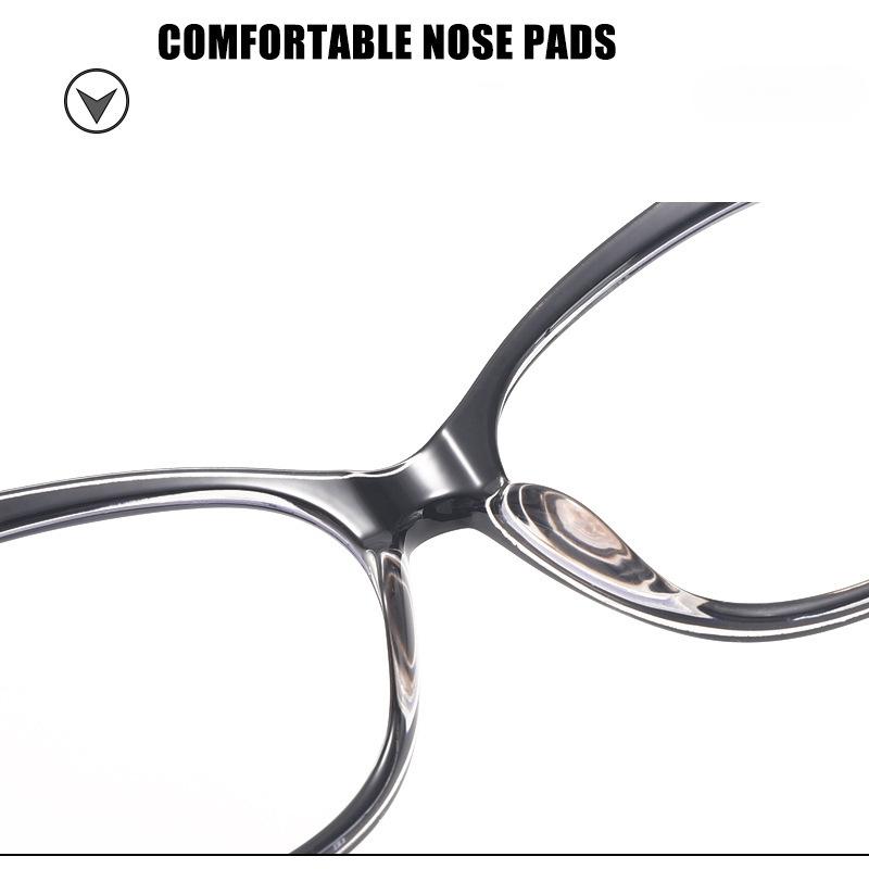 Eyeframe frame European and American personality contrasting color trend cat eye plain glasses frame women's new cross-border minimalist glasses