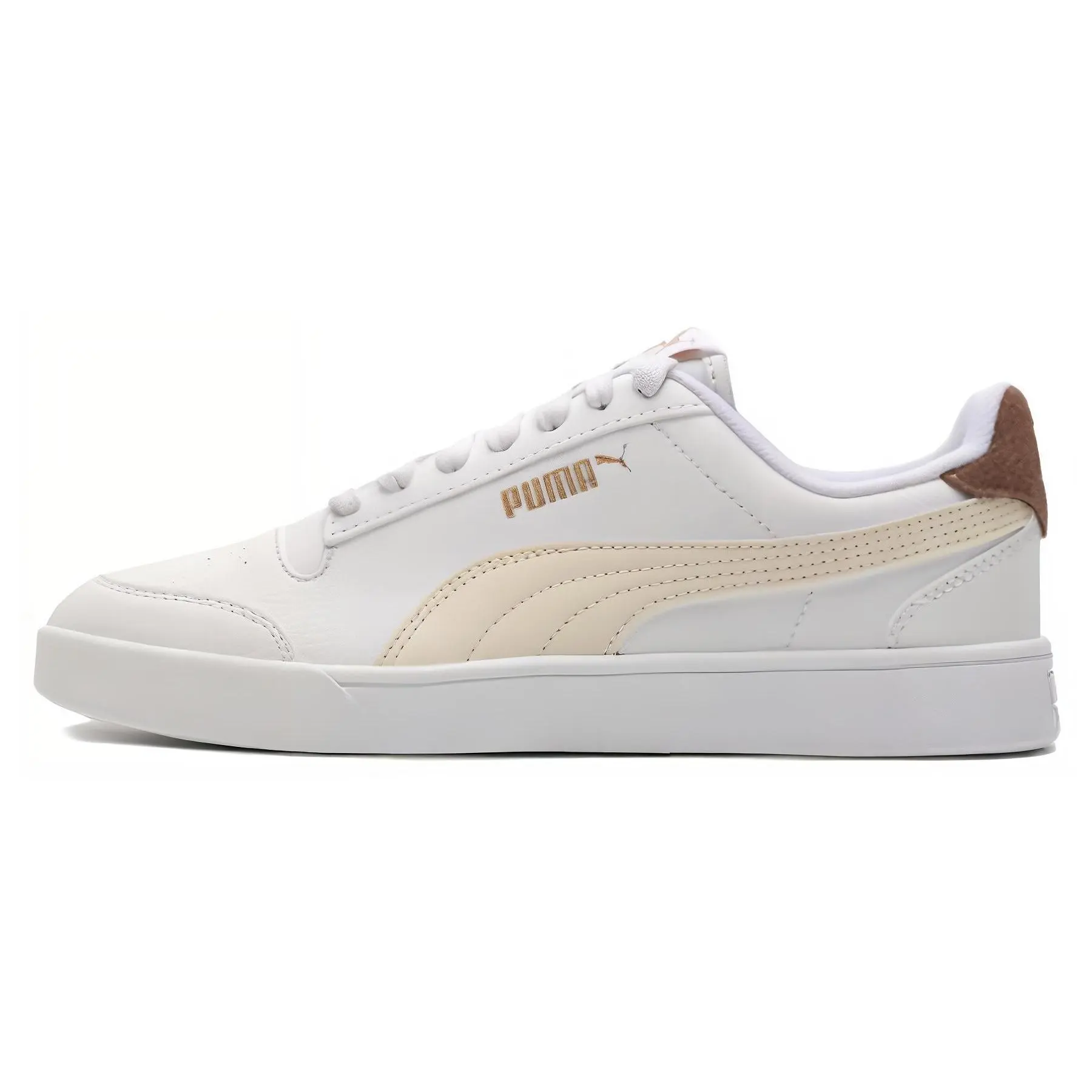 PUMA Shuffle Round Toe Lace-Up Durable Lightweight Low-Top Skate Shoes 309668-29
