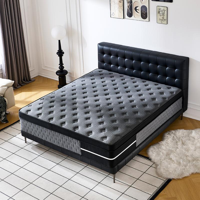 LODEIJA 8/10/12/14 Inch Twin Full Queen King Mattress Memory Foam And Spring Comfy ， Pressure Relief，Comfortable Sleep