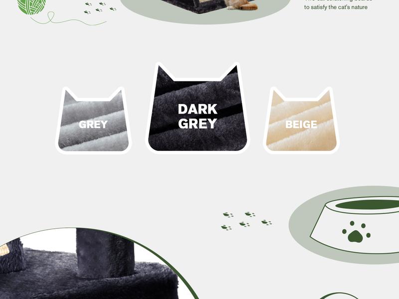 MUTICOR 65in Multi-Level Cat Tree Tower for Indoor Big Cats with Cozy Plush Perches,Cat Condo,Sisal Scratching Posts & Hammock and Baskets#TikTokShopBlackFriday #ChristmasGifts