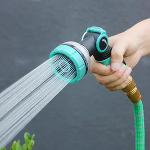 Home Garden High Pressure Water Spray Gun, Multi Purpose Hose Nozzle for Car Washing and Plant Watering, Universal Connector with Adjustable Spray Modes for Irrigation and Cleaning