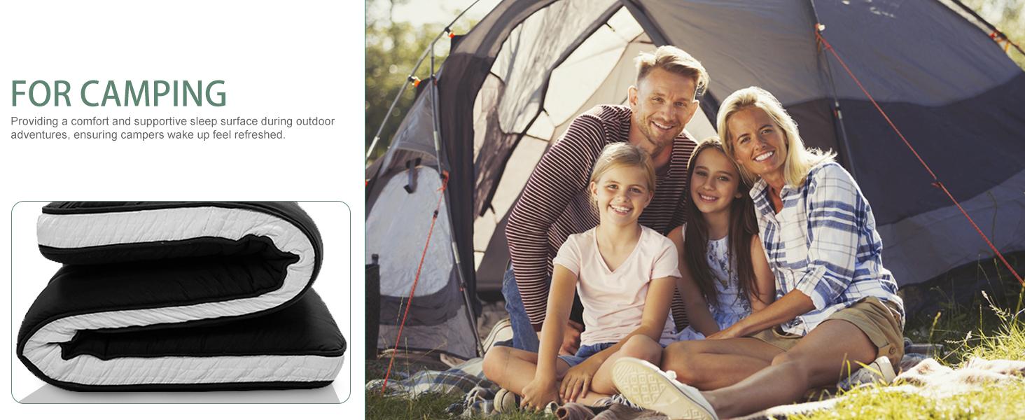 MOPHOTO Japanese Floor Mattress Futon Mattress, Twin/Full/Queen Size Foldable Mattress, Roll Up Mattress Sleeping Tatami Mat Floor Lounger Guest Bed