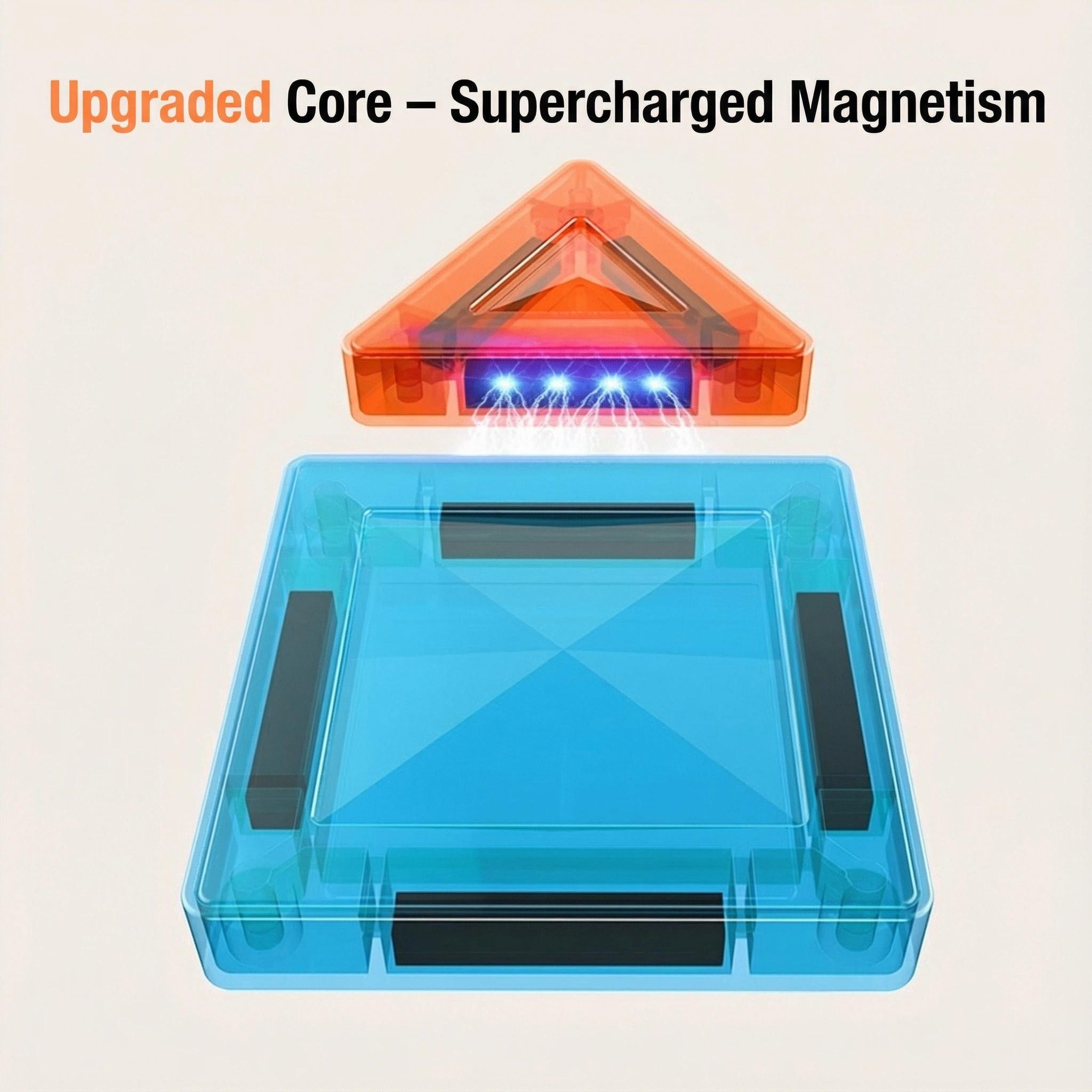 Classic Magnetic Building Blocks Set, Creative Assembly Toy for Kids, Includes Storage Box, Perfect Holiday Birthday Gift