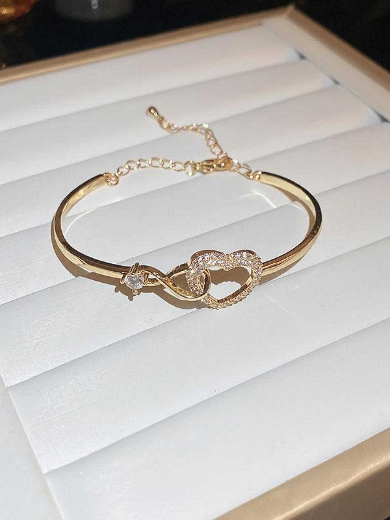 High-Quality Jewelry Bracelet for Milestone Celebrations, Infinite Heart Design, Forever Connected Gift for Daughter