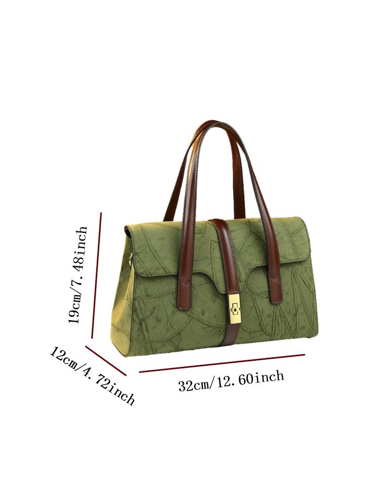 Vintage Commuter Tote Bag for Women, 2026 New High-End Large Capacity Handbag, Mom Bag for Work, Single Shoulder Bag