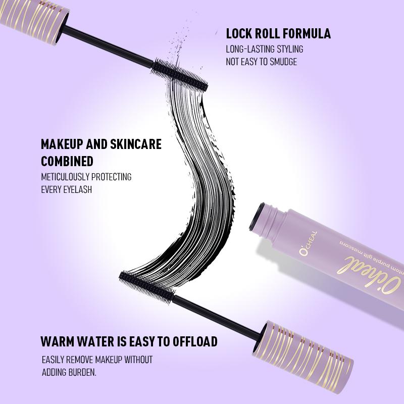 Waterproof curly Fluffy Lashes Mascara, Volume Lash, easy to apply, and durable for daily use