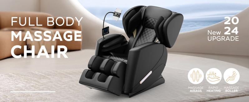 2025 Massage Chair Recliner with Zero Gravity with Full Body Air Pressure