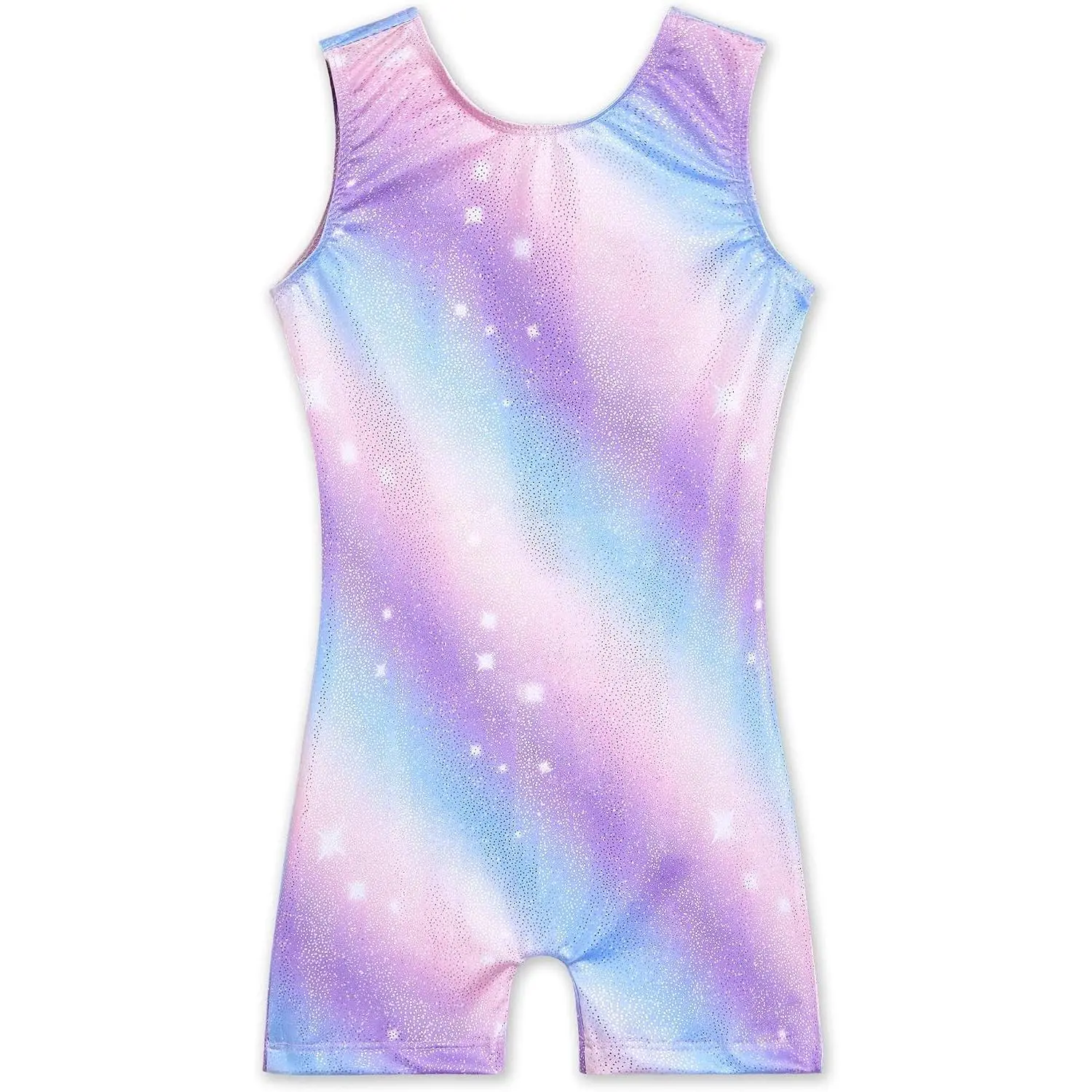 Sparkly Sleeveless Gymnastics Leotards for Girls One Piece Biketard Unitard Multiple ColorsGift