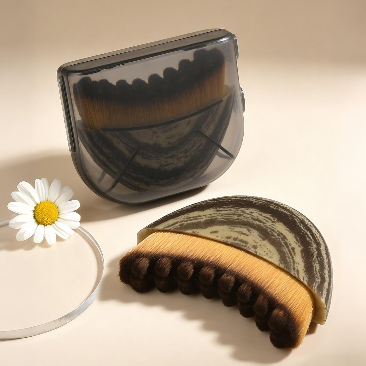 Maange Makeup Brush Set with Storage Box, Lymph Contouring Brushes, Essential Beauty Tools, Perfect for Daily Use