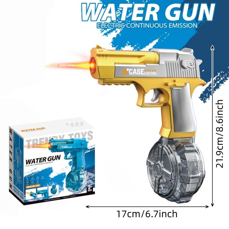High-Capacity Electric Water Gun Toys with Light, Fast Continuous Shooting, Summer Outdoor Water Toy for Adults & Kids, Ideal Gift for Boys & Girls